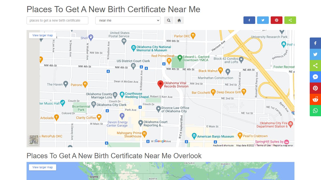 Places To Get A New Birth Certificate Near Me